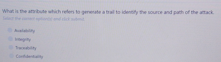 What is the attribute which refers to generate a