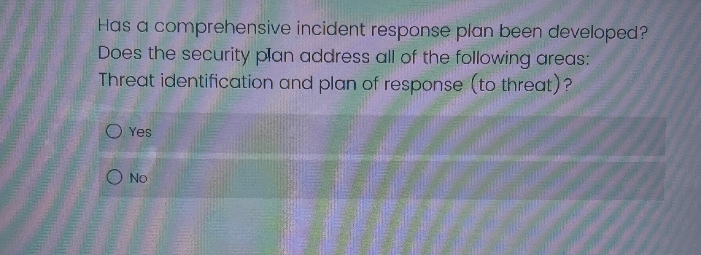 Has a comprehensive incident response plan been