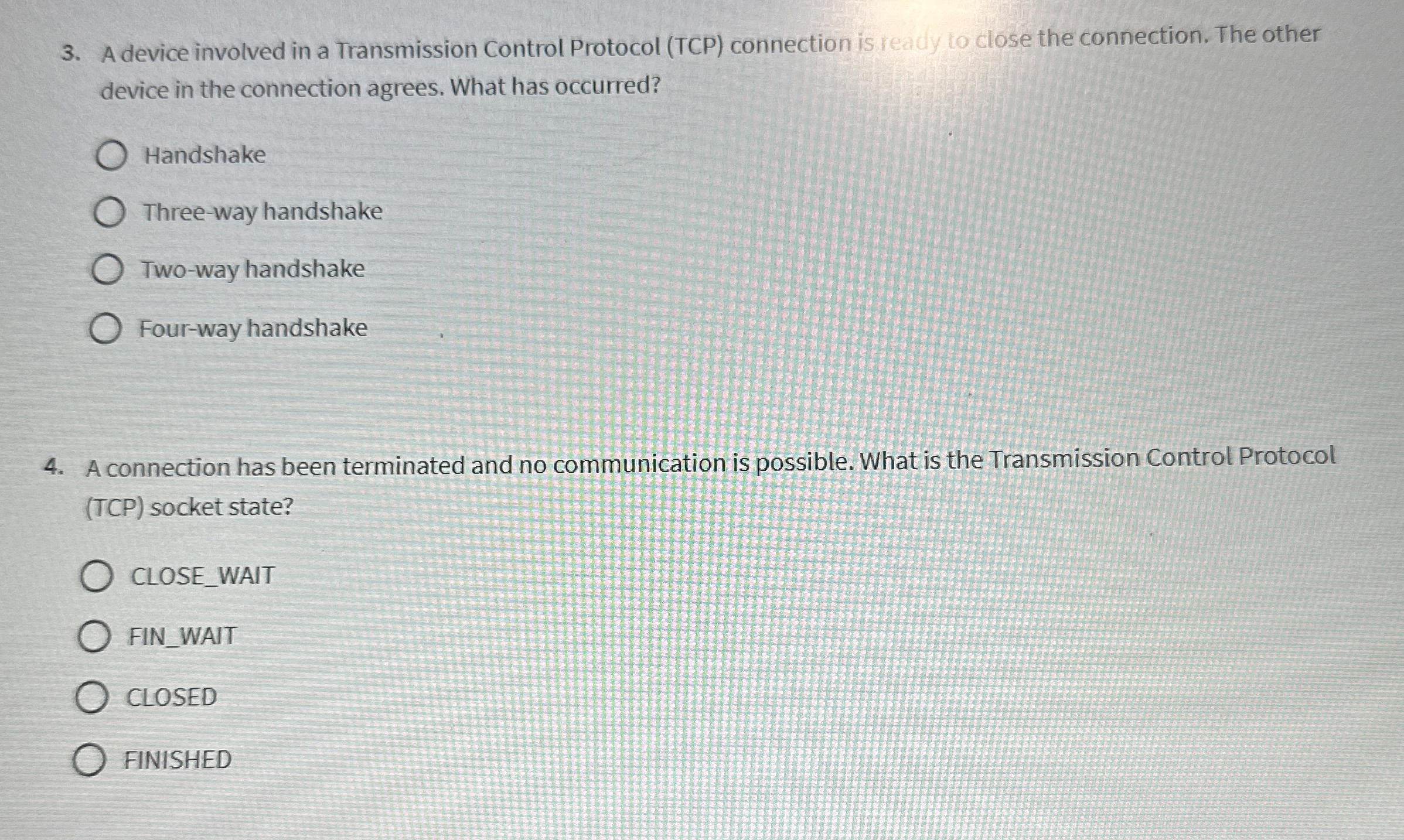 A device involved in a Transmission Control