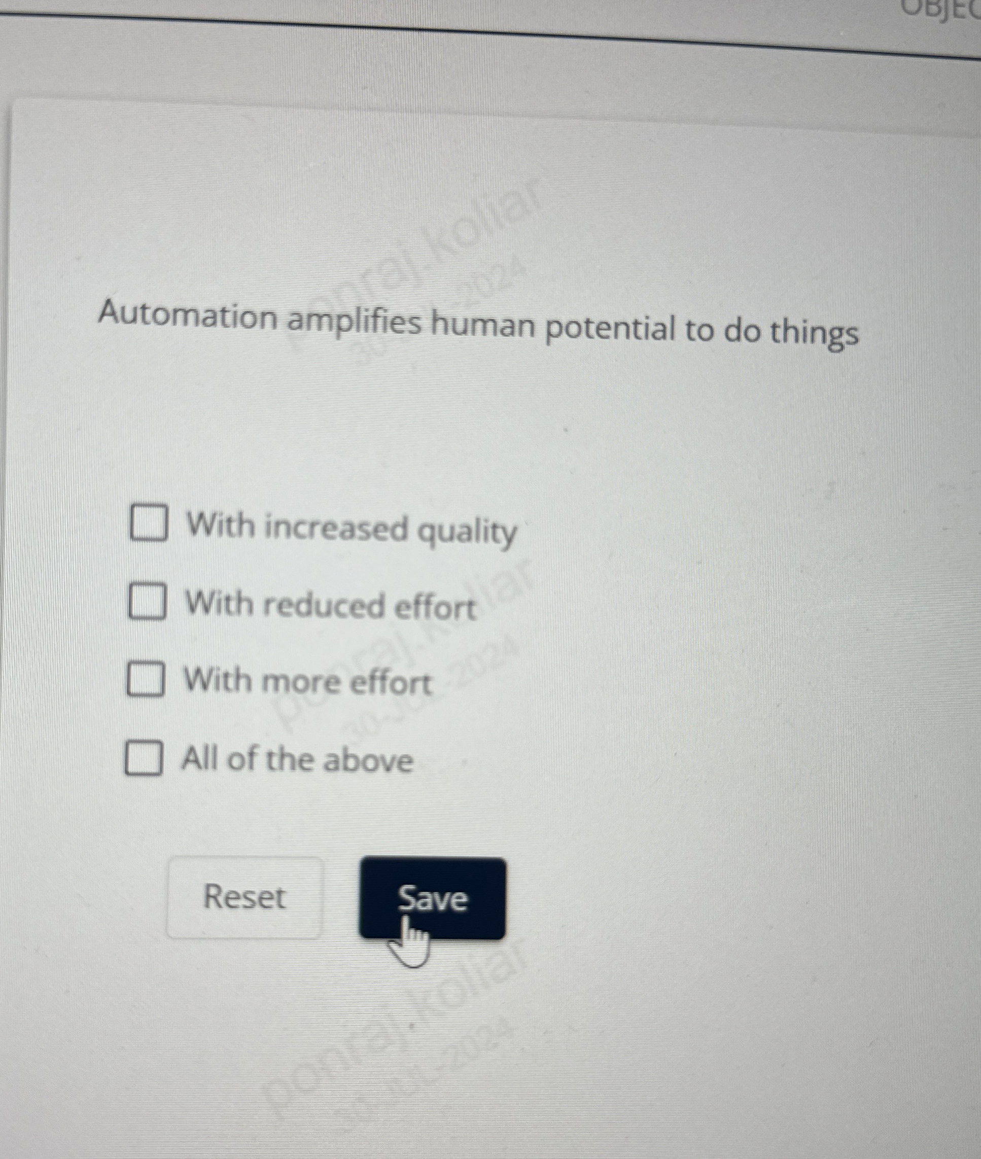Automation amplifies human potential to do things