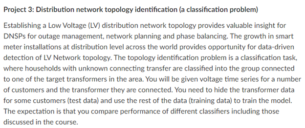 Question 3 : Distribution network topology