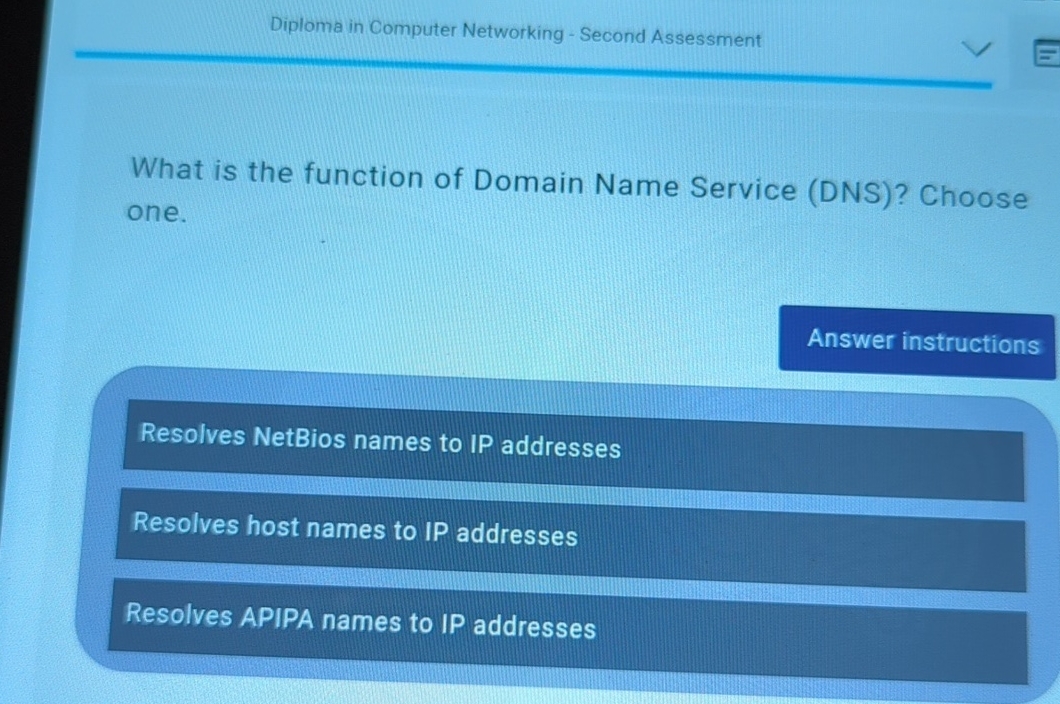 Diploma in Computer Networking - Second