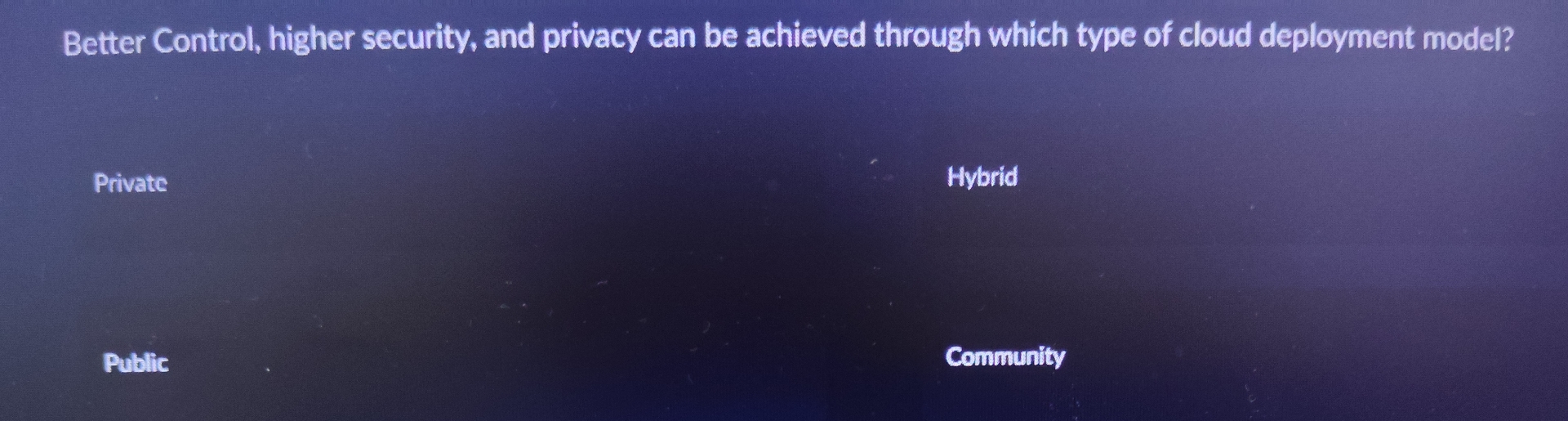 Better Control, higher security, and privacy can