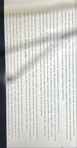 PLEASE COMPLETE IN EXCEL WITH FORMULAS!!! Thanks!