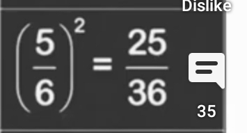 code class = "asciimath" > ( ( 5 ) / ( 6 ) ) ^ (