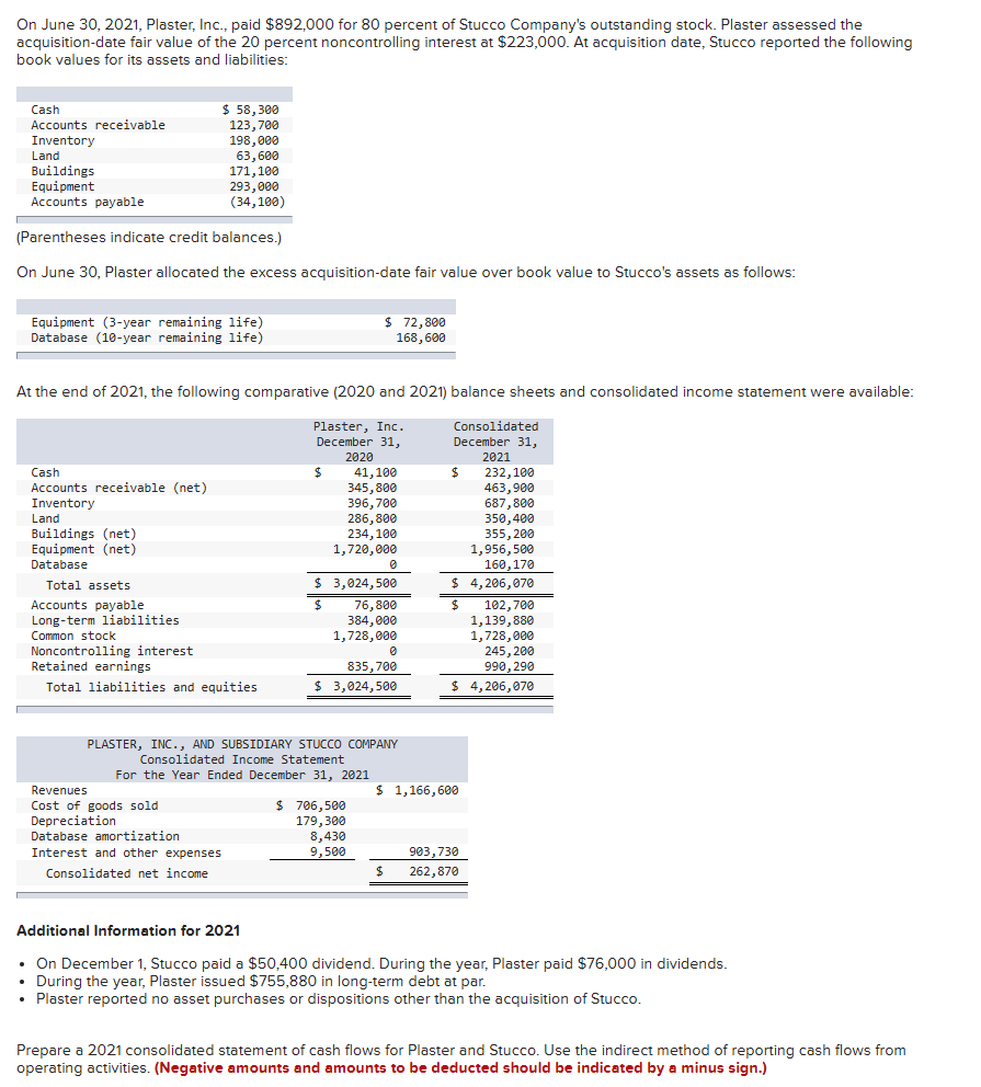 On June 3 0 , 2 0 2 1 , Plaster, Inc., paid $ 8 9
