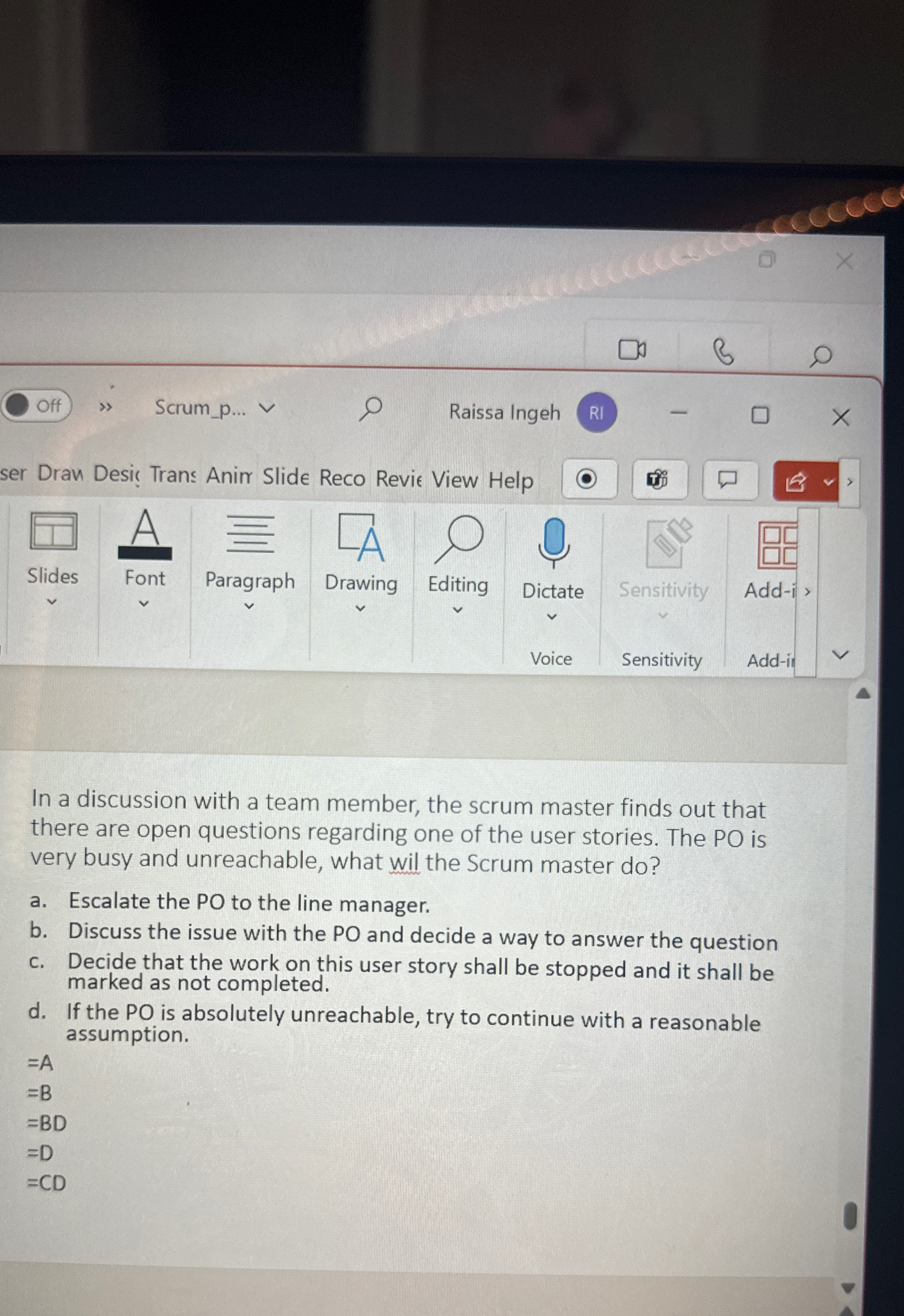 off Scrum _ p . . . Raissa Ingeh RI B ser Dran