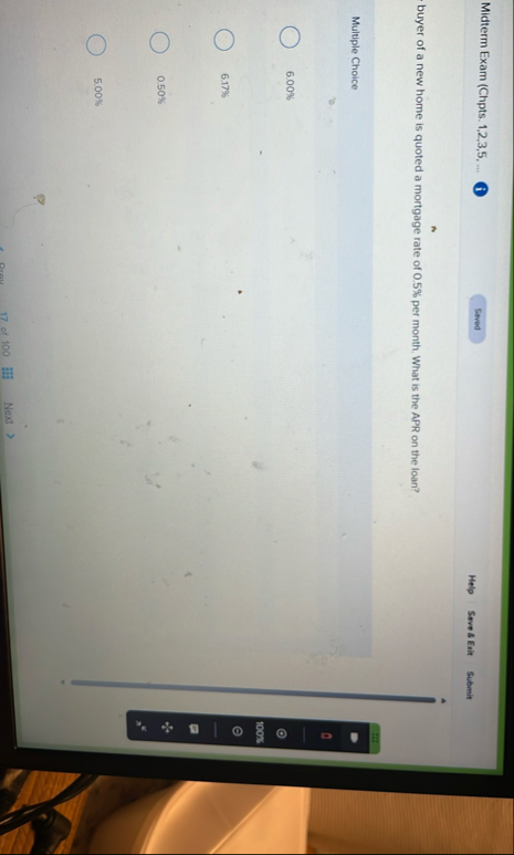 Midterm Exam ( Chpts . 1 , 2 , 3 , 5 , . . .