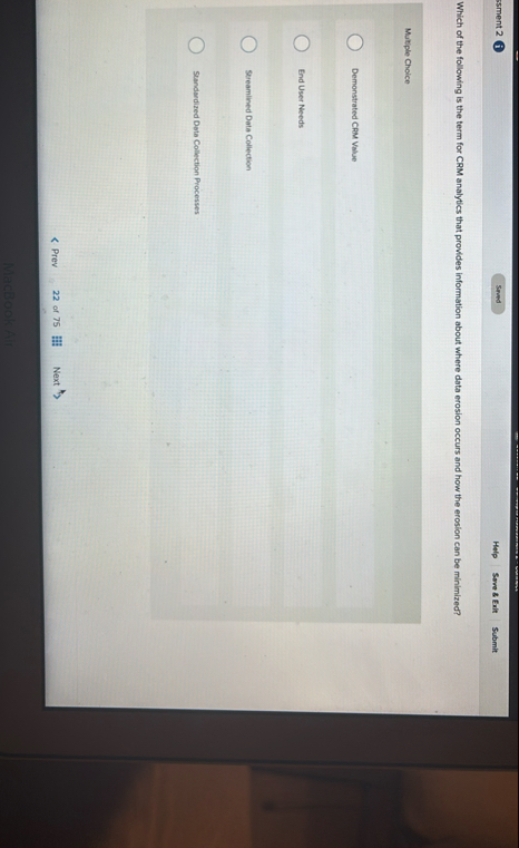 sment 2 Help Sove 8 Euit Submit Which of the