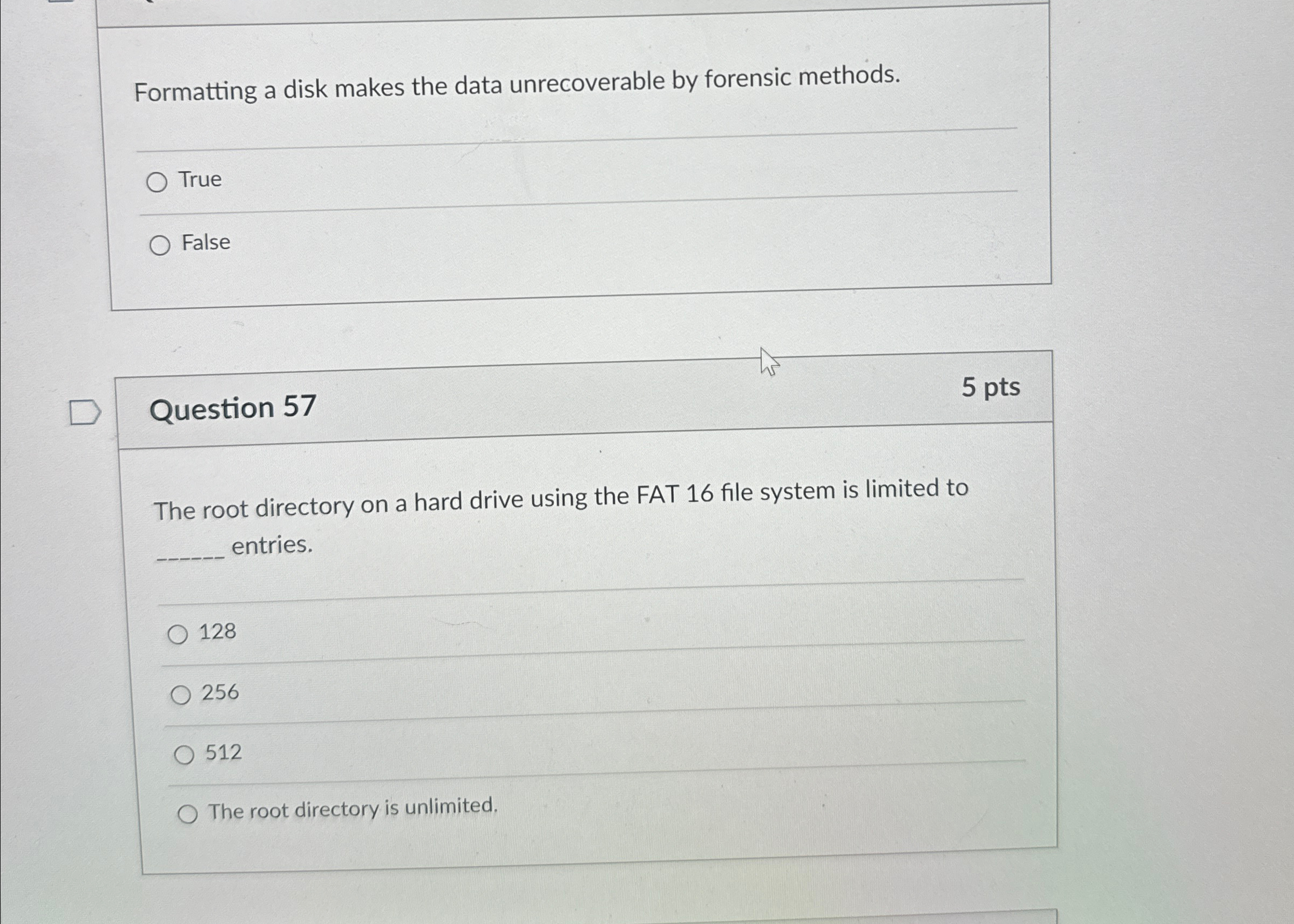 Formatting a disk makes the data unrecoverable by