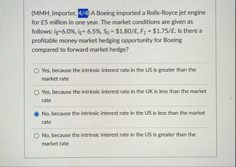 ( MMH _ Importer, 4 / 4 ) A Boeing imported a
