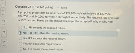 Question 9 2 ( 0 . 3 5 7 1 4 3 points ) Soved 9 0