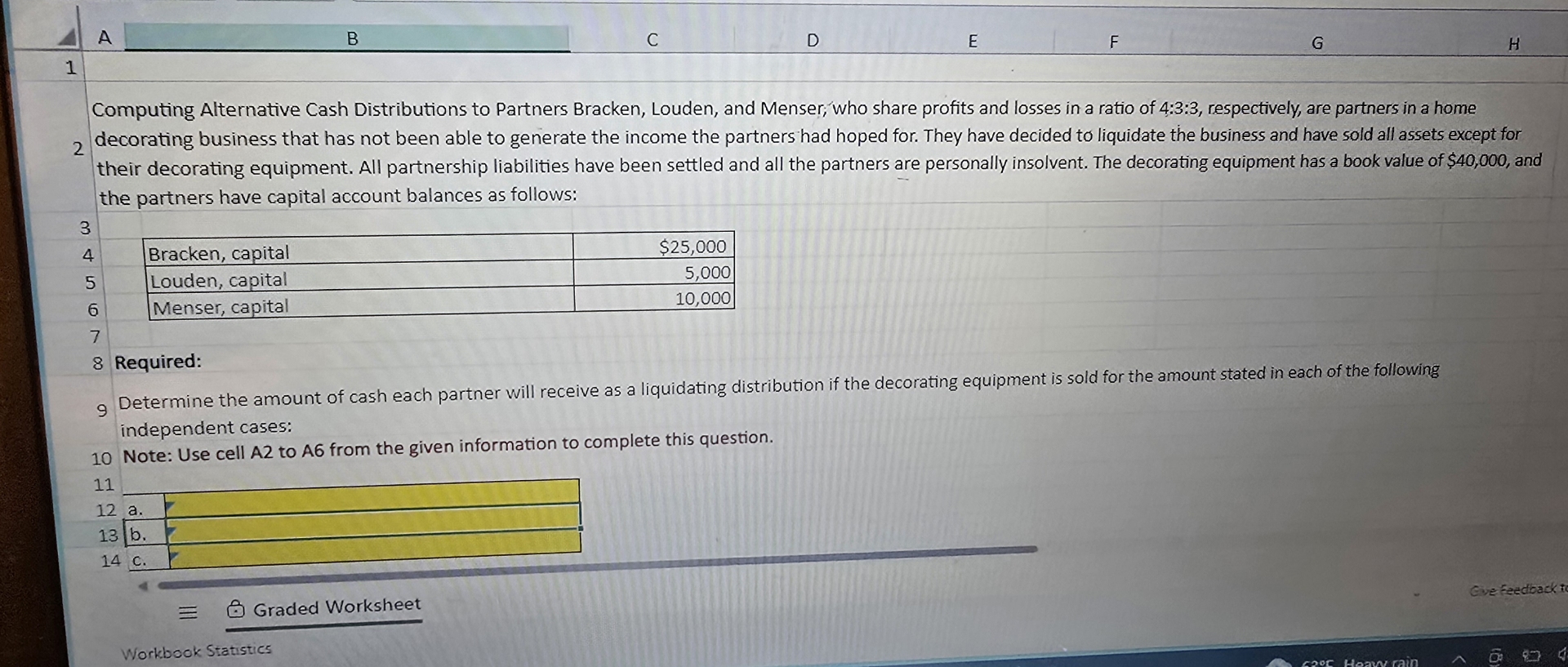 A q , B C D E F G H 1 Computing Alternative Cash