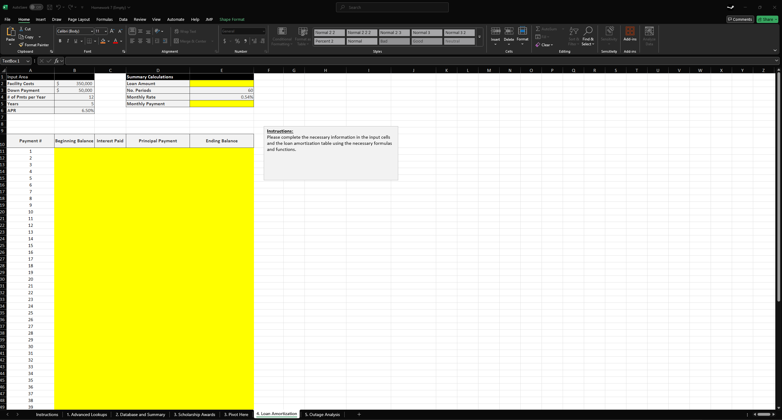 Instructions: Please complete the necessary
