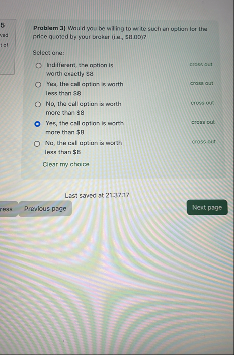 5 Problem 3 ) Would you be willing to write such