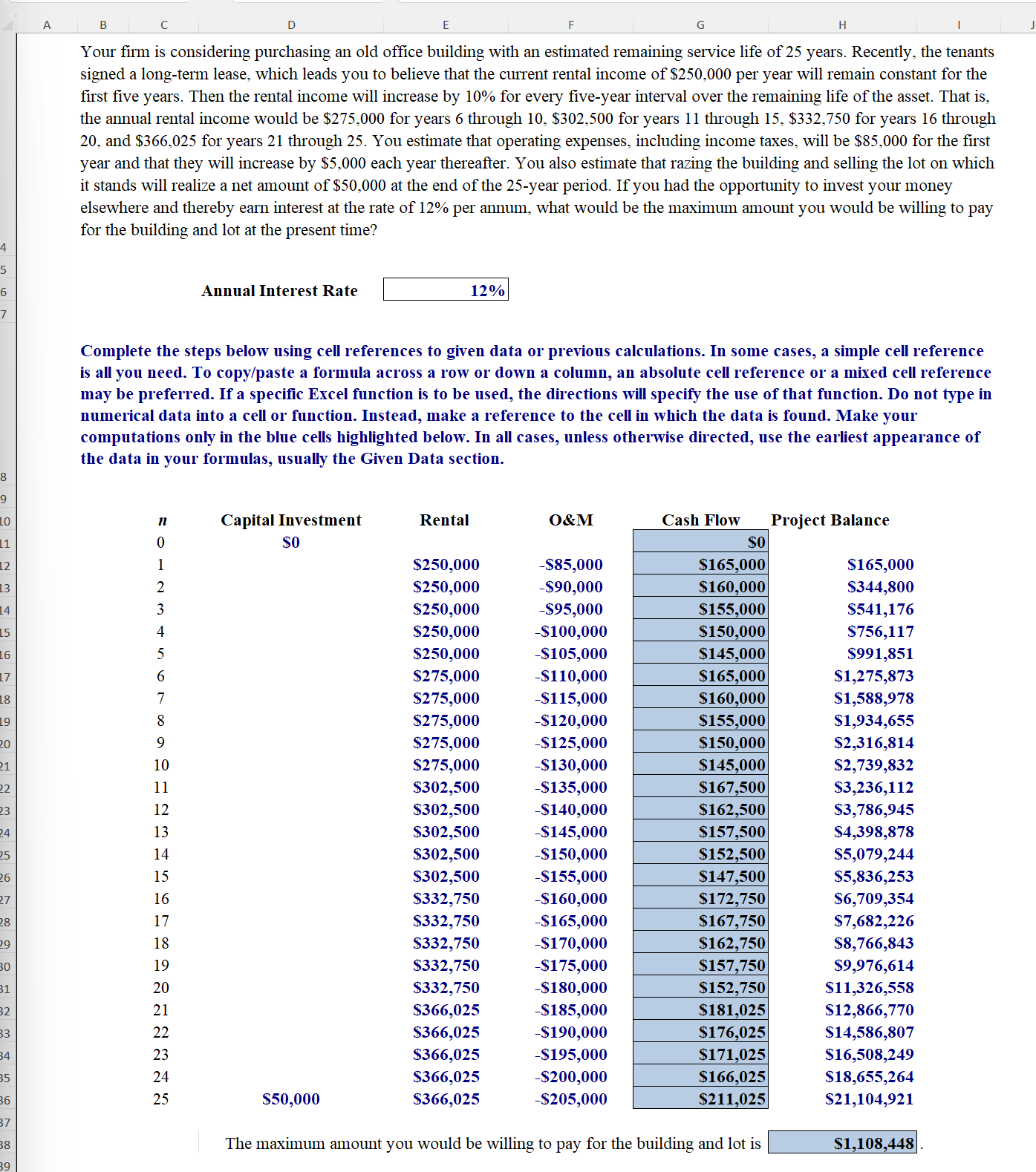 Problem 5 - 1 0 Your firm is considering