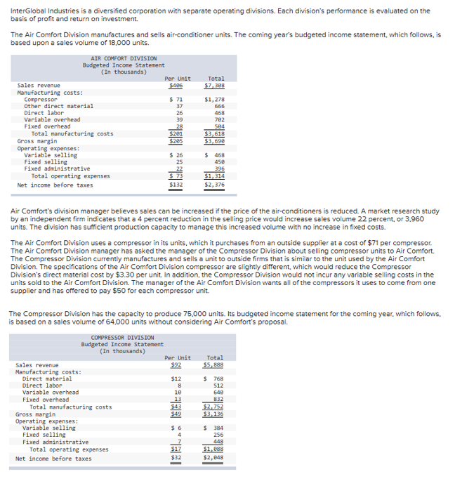 Required: 1 - a . Calculate the increase /