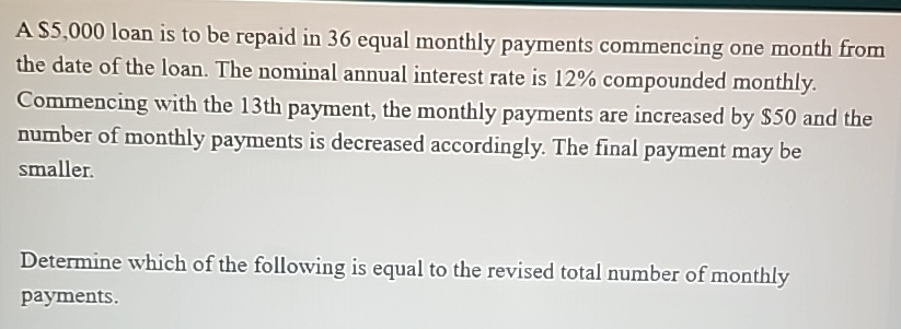 please do not use excel A 5 , 0 0 0 loan is to be