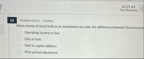 0 1 : 2 1 : 4 3 Time Remaining 1 4 Multiple