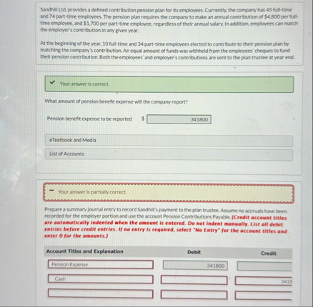 Sandhili Ltd . provides a defined contribution