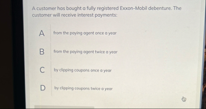 A customer has bought a fully registered Excon -