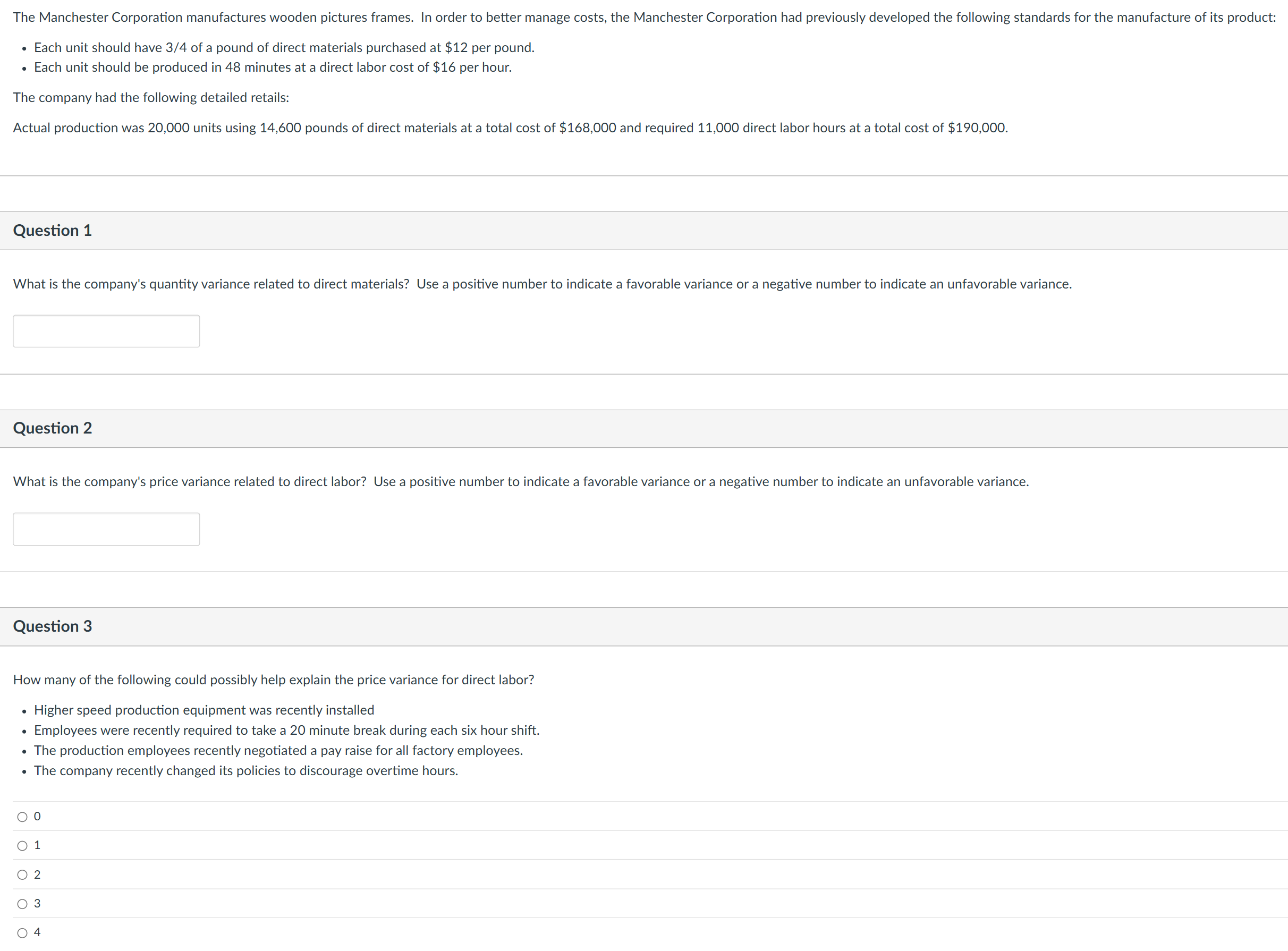 - Each unit should have \ ( 3 / 4 \ ) of a pound