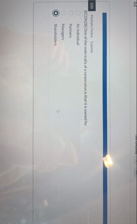 Itme Remaming 1 0 0 Multiple Choice 5 points [