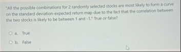 - All the possible combinations for 2 randomly
