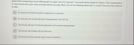 Aspen leaf is preparing a bond offering with a