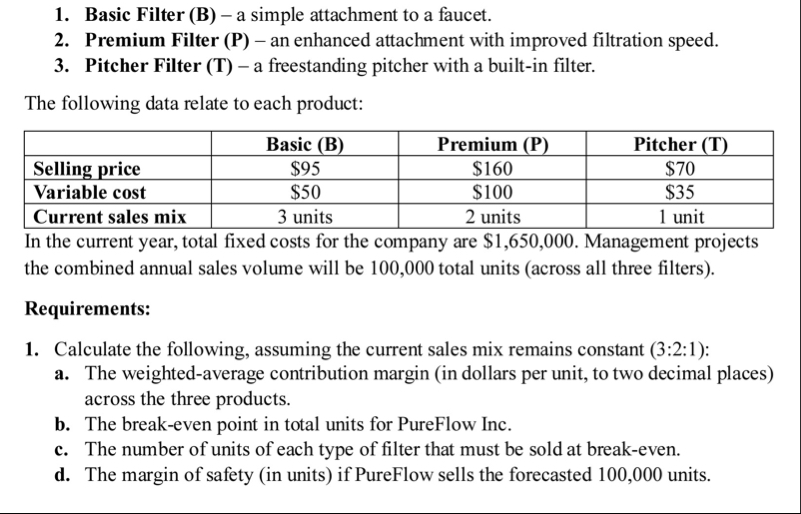 Basic Filter ( B ) - a simple attachment to a