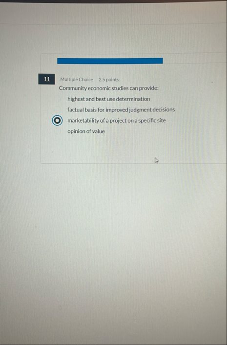 1 1 Multiple Choice 2 . 5 points Community