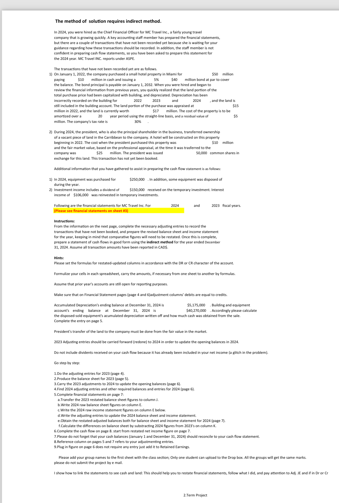 1 . do the adjusting entries for 2 0 2 3 2 .