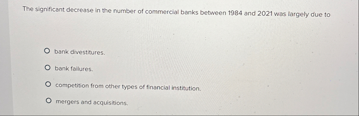 The significant decrease in the number of