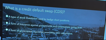 What is a credit default swap ( CDS ) ? A type of