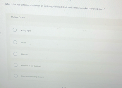 What is the key difference between an ordinary