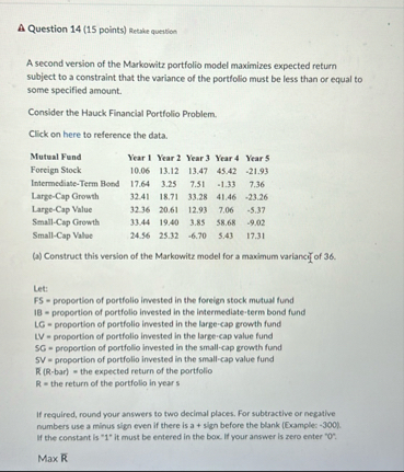 A Question 1 4 ( 1 5 points ) Retbie quetion A