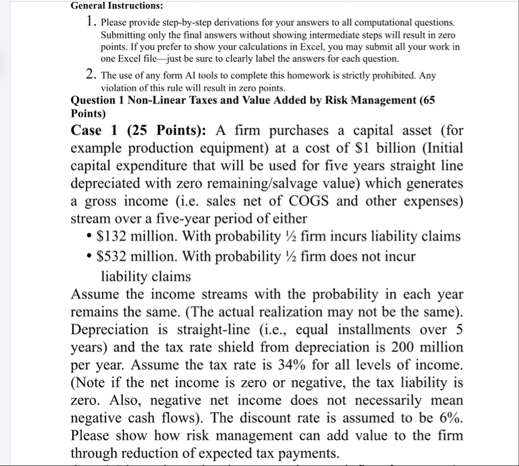 General Instructions: Please provide step - by -