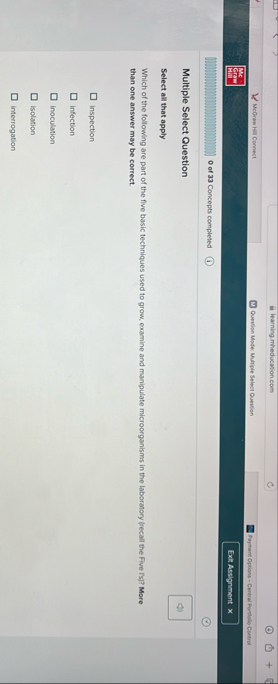 McOraw 1 ( ill Connect Quention Mode: Multiple