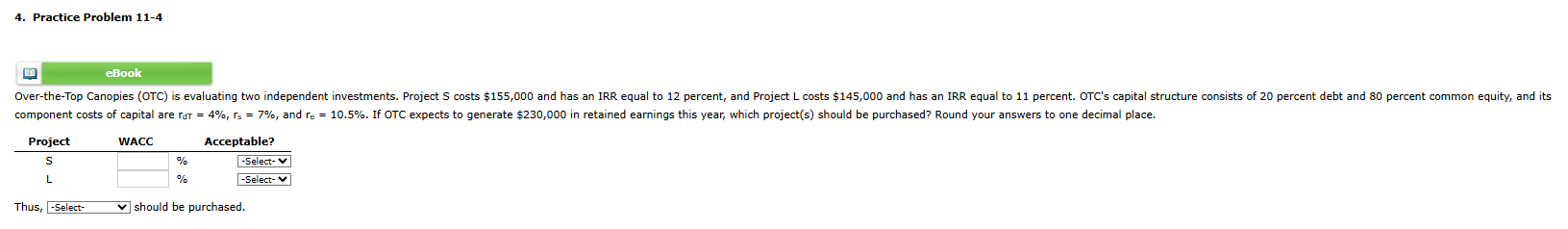 4 . Practice Problem 1 1 - 4 eBook \ begin {