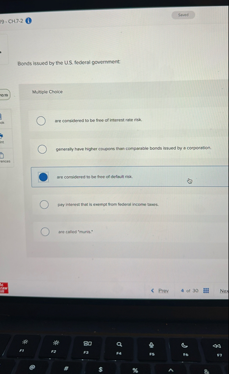 1 9 * C H * 7 - 2 ( i ) Bonds issued by the U . S