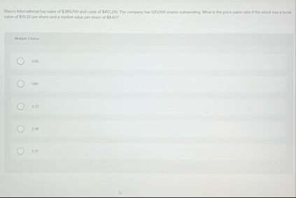 The dividend yield is defined as: Multiple Choice