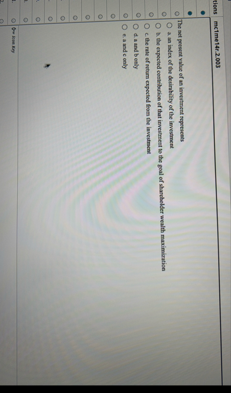 tions mc 1 me 1 4 r . 2 . 0 0 3 The net present