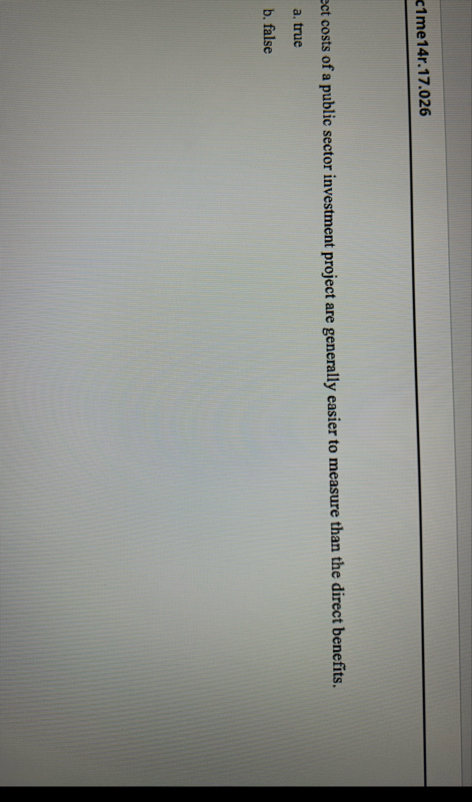 c 1 me 1 4 r . 1 7 . 0 2 6 ect costs of a public