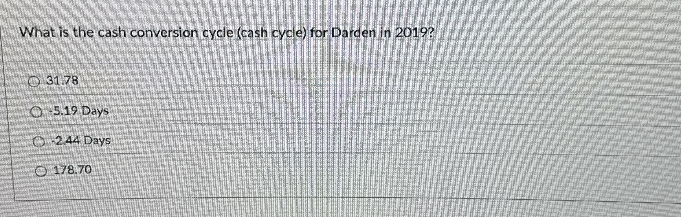 What is the cash conversion cycle ( cash cycle )