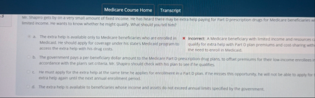 1 3 Mr . Shapiro gets by on a very small amount