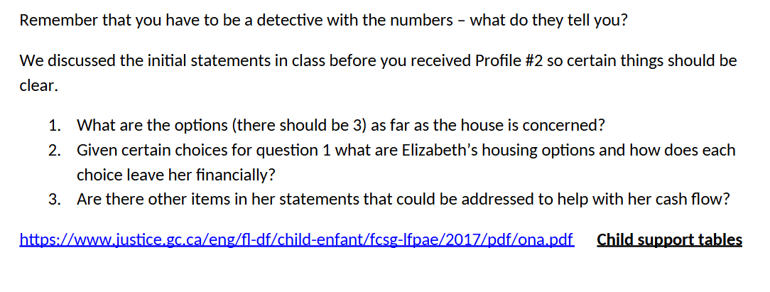 CLIENT PROFILE # 1 MGMT 3059 Case Study This case