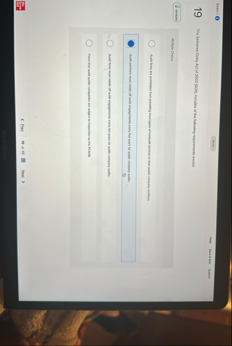 Exam 1 ( i ) Nop sene 8 Ect Sibnt 1 9 The