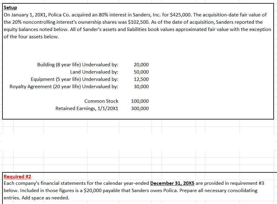 Please help with requirement # 2 ! Give all