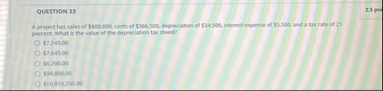 QUESTION 3 3 2 . 5 pol percent. What is the value