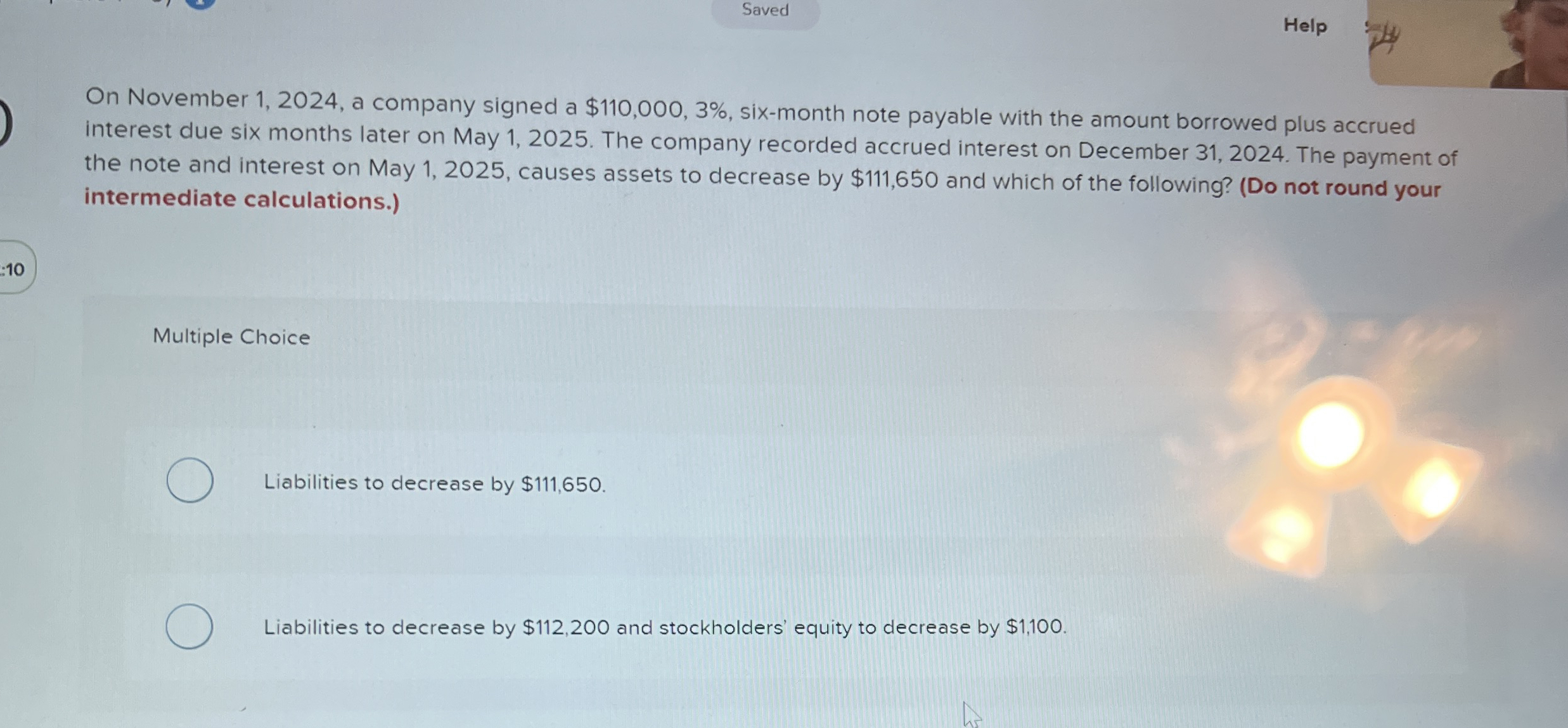 Saved Help On November 1 , 2 0 2 4 , a company